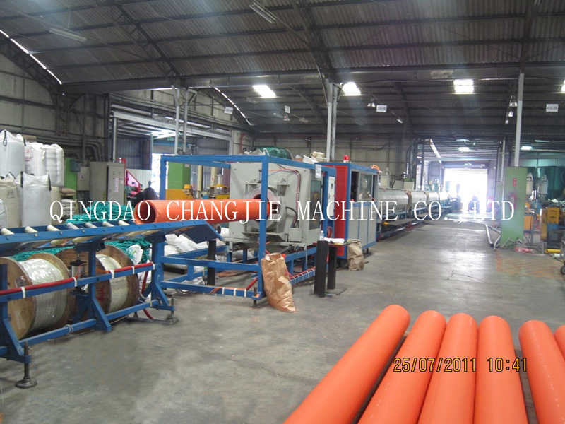 Насколько автоматизирована производственная линия MPP Cable Protective Elieve?